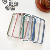 Candy colored bezel iPhone case