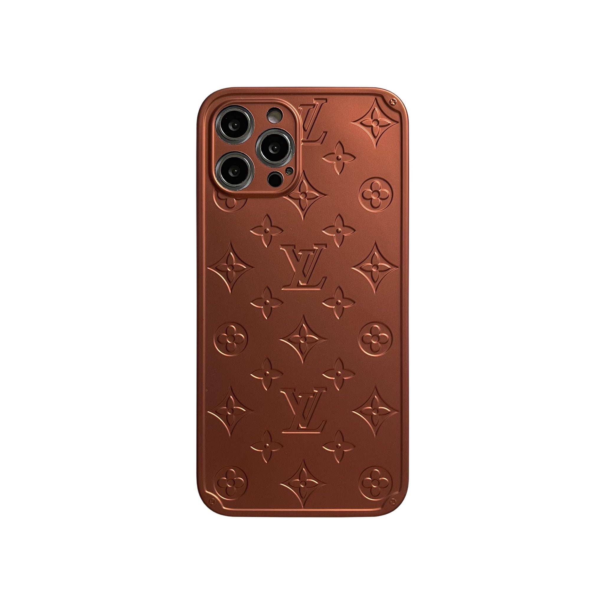 LOUIS VUITTON PATTERN LV LOGO ICON GOLD iPhone XS Max Case Cover