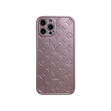 Louis Vuitton Electroplated iPhone case(Stone Grey/Rose Gold)