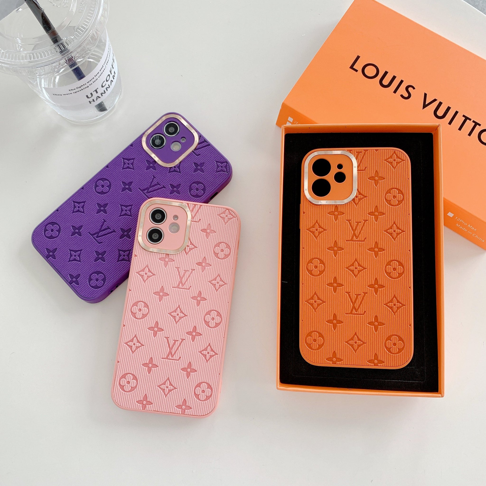 Louis Vuitton Pink iPhone 12 Pro Max Case